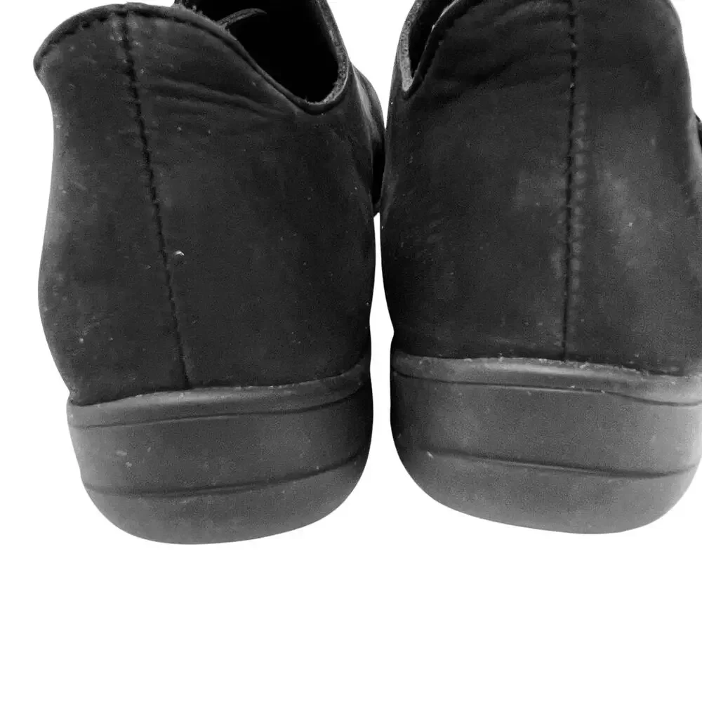 Mephisto Air Jet Luce Women’s Size 7 Black Nubuck Leather Comfort Loafer